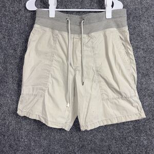 James Perse Standard Shorts Mens Sz 0 Beige  Drawstring Casual Lightweight